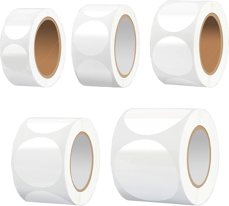 20mm Round Clear PVC Seal Stickers Self Adhesive Wrapping Labels For Envelope Invitation Packaging 500 Counts - Image 4